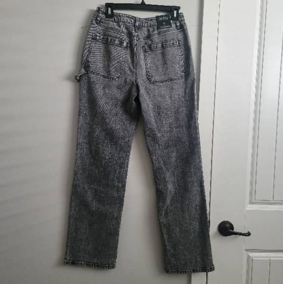 AFRM Gray Straight Leg High-Rise Utility Jeans Classic Style | Size 26 X 30 - Picture 7 of 15